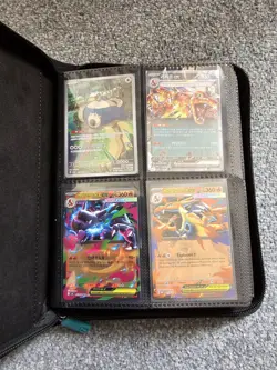 Vault x Binder 4-Pocket Full Of 150+ Pokemon Cards Collection Bundle Job Lot Set - Image 1