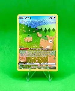 Ditto GG22/GG70 SWSH: Crown Zenith Galarian Gallery Holo Pokemon Card NM - Image 1