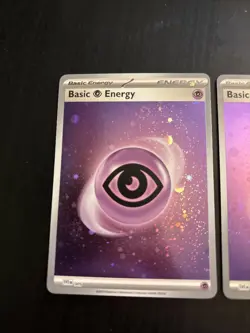 Pokemon Psychic Energy 151 Cosmo Holo 2 Card Lot NM MINT SWIRLS - Image 4