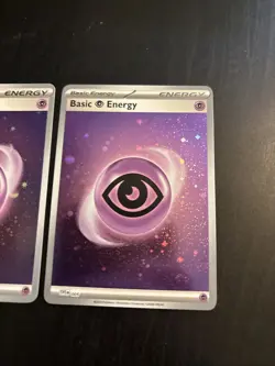 Pokemon Psychic Energy 151 Cosmo Holo 2 Card Lot NM MINT SWIRLS - Image 5