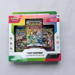 Pokemon First Partner Illustration Collection Series 1 Trading Card Box - Image 1