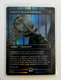 MTG – TMNT – Sword of Hearth and Home Borderless Foil – Promo 0136 - Image 1