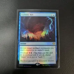 Cyclonic Rift Commander Masters Foil Rare Instant Card Magic: The Gathering - Image 1