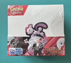 Pokemon Destined Rivals Booster Box (New & Sealed) 36 Boosters - Small Tear - Image 1