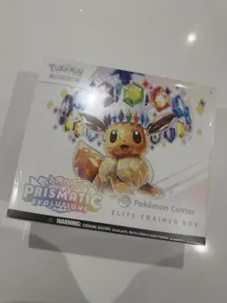 Pokemon Centre TCG Scarlet & Violet Prismatic Evolutions ETB New Sealed - Image 1