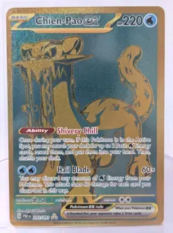 Chien-Pao ex 242/091 Pokemon TCG SV: Paldean Fates Hyper Rare Near Mint - Image 1