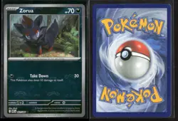 Zorua (Master Ball Pattern) 061/086 Common White Flare Pokemon NM/M - Image 3