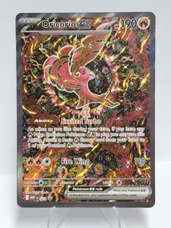 Pokemon Oricorio ex Mega Evolution Promo Full Art Holo 024 NM - Image 1