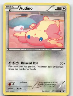 AUDINO RC17/RC25 COMMON HOLO LEGENDARY TREASURES: RADIANT COLLECTION POKEMON LP - Image 1