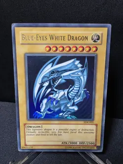 Blue-Eyes White Dragon SDK-001 Unlimited Ultra Rare Holo LP- Vintage Yu-Gi-Oh! - Image 3