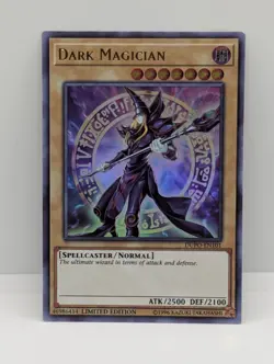 Yu-Gi-Oh DARK MAGICIAN DUPO-EN101 ULTRA RARE LIMITED EDITION LP - Image 1