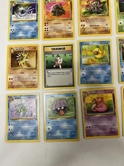 Pokemon Complete Fossil 32 Card Common/Uncommon Set 1999 WOTC Lot - Batch 002 - Image 2