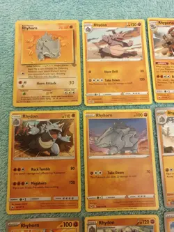 RHYHORN, RHYDON, & RHYPERIOR BUNDLE OF POKEMON CARDS - Image 2