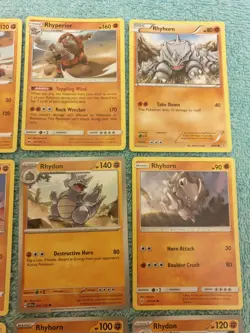 RHYHORN, RHYDON, & RHYPERIOR BUNDLE OF POKEMON CARDS - Image 3