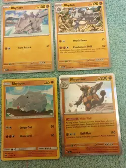RHYHORN, RHYDON, & RHYPERIOR BUNDLE OF POKEMON CARDS - Image 5