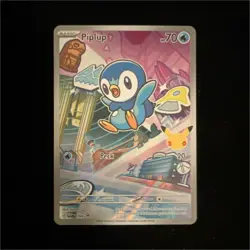 Pokemon TCG 30 year Collection 2026 Holo Promo Lot - 4 Cards Piplup + More - Image 1