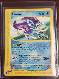 Suicune 53 Black Star Promo Pokemon WOTC Regular Card 4Ever Stamp - Image 3