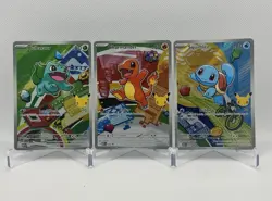Pokemon First Partners Illustration Collection Series 1 Kanto Gen 1 Set GRADE - Image 1