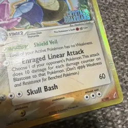 Pokemon TCG Blastoise 2/100 Crystal Guardians Reverse Holo Rare Stamped - Image 5