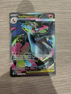 Mega Charizard X ex 109/094 Ultra Rare Pokemon TCG ME02: Phantasmal Flames NM - Image 3