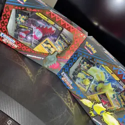 Pokemon TCG Crown Zenith Regidrago V & Regieleki V Collection Box New Sealed - Image 1