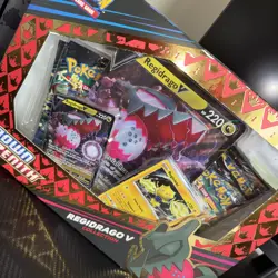 Pokemon TCG Crown Zenith Regidrago V & Regieleki V Collection Box New Sealed - Image 3