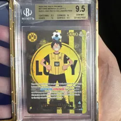 Monkey.D.Luffy (BVB x One Piece) ST13-003 One Piece Promo BGS 9.5 guard included - Image 1