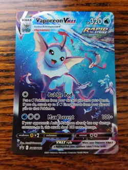 Vaporeon VMAX SWSH182 SWSH: Sword & Shield Promo Cards Holo - Image 1