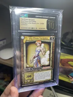 2006 One Piece CCG “The Pirate Navigator”, “Nami The Navigator” Card, CGC 10 PR - Image 1