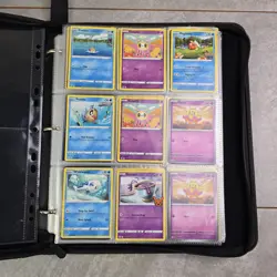 Pokemon Card Bundle 300+ Cards Mixed Modern Sets Bulk Lot Binder Included - Image 2