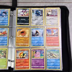 Pokemon Card Bundle 300+ Cards Mixed Modern Sets Bulk Lot Binder Included - Image 3