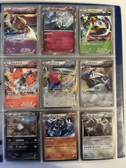 Vintage Pokemon Binder Collection 70+ Cards X and Y Era - Image 1