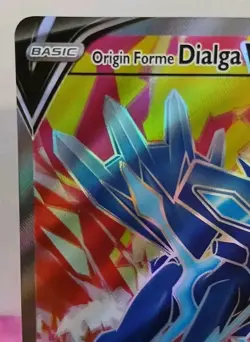 Origin Forme Dialga V SWSH255 Sword & Shield Black Star Promo Card Holo NM - Image 2