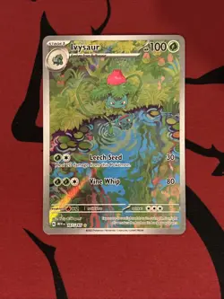 Ivysaur Holo Illustration Rare Card 167/165 SV Scarlet & Violet 151 Series - Image 1