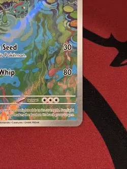 Ivysaur Holo Illustration Rare Card 167/165 SV Scarlet & Violet 151 Series - Image 3
