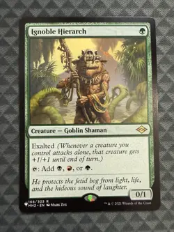 MTG Ignoble Hierarch #166/303 Rare *The List Reprints (LIST) - Image 2