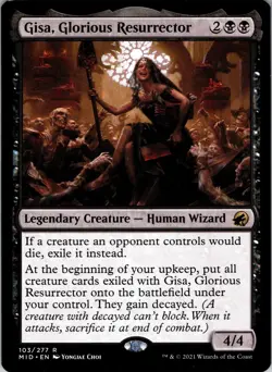 Gisa, Glorious Resurrector R Innistrad: Midnight Hunt 103 NM - Image 1