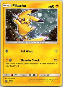 Pikachu SM98 Holo Promo Sun & Moon Promos NM - Image 1
