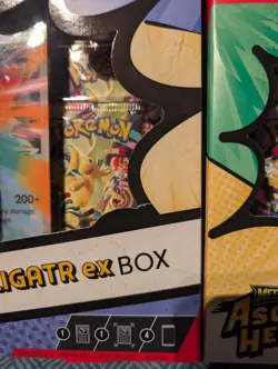 Pokemon TCG Ascended Heroes Mega EX Box Emboar, Feraligatr & Meganium Rips/Dents - Image 2