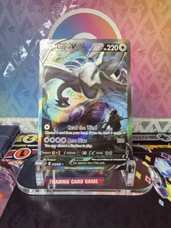 Pokemon TCG Lugia V Alt Art 186/195 SWSH12 Silver Tempest Holo - Image 1