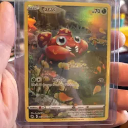 Pokemon TCG Holo Ultra Rare Full Art Paras Crown Zenith Near Mint Mint - Image 1