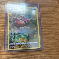 Pokemon TCG Holo Ultra Rare Full Art Paras Crown Zenith Near Mint Mint - Image 3