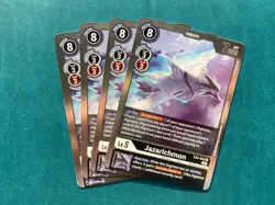 Jazarichmon EX3-052 Playset Draconic Roar Digimon Card Game x4 - Image 1