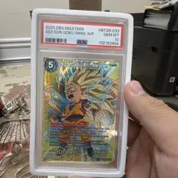 Bandai Dragon Ball Super Card Game 2025 DBS Masters SS3 Son Goku Mini PSA 10 - Image 1