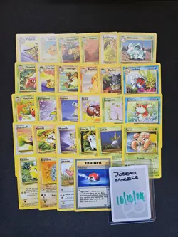 Pokemon Jungle Set bundle 28 x cards no duplicates Vintage WOTC Common/Uncommon - Image 1