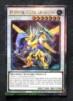 Power Tool Dragon (Quarter Century Secret Rare, RA04-EN135) [Mint] Yugioh card - Image 1