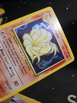 Ninetales 12/102 Base Set Holo Rare Pokemon Card MP - Image 4