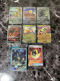Pokemon TCG Ascended Heroes Card Lot 8x EX/IR/ETB PROMO/FULL ART *NO RESERVE AH5 - Image 1