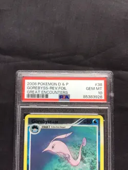 Pokemon Cards: Great Encounters Reverse Holo: Gorebyss 38/106 PSA 10 - Image 3