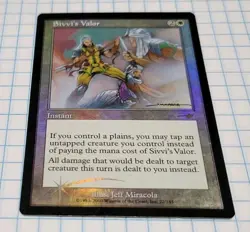 Nemesis MTG FOIL Sivvi's Valor MTG 22/143 R - Image 1
